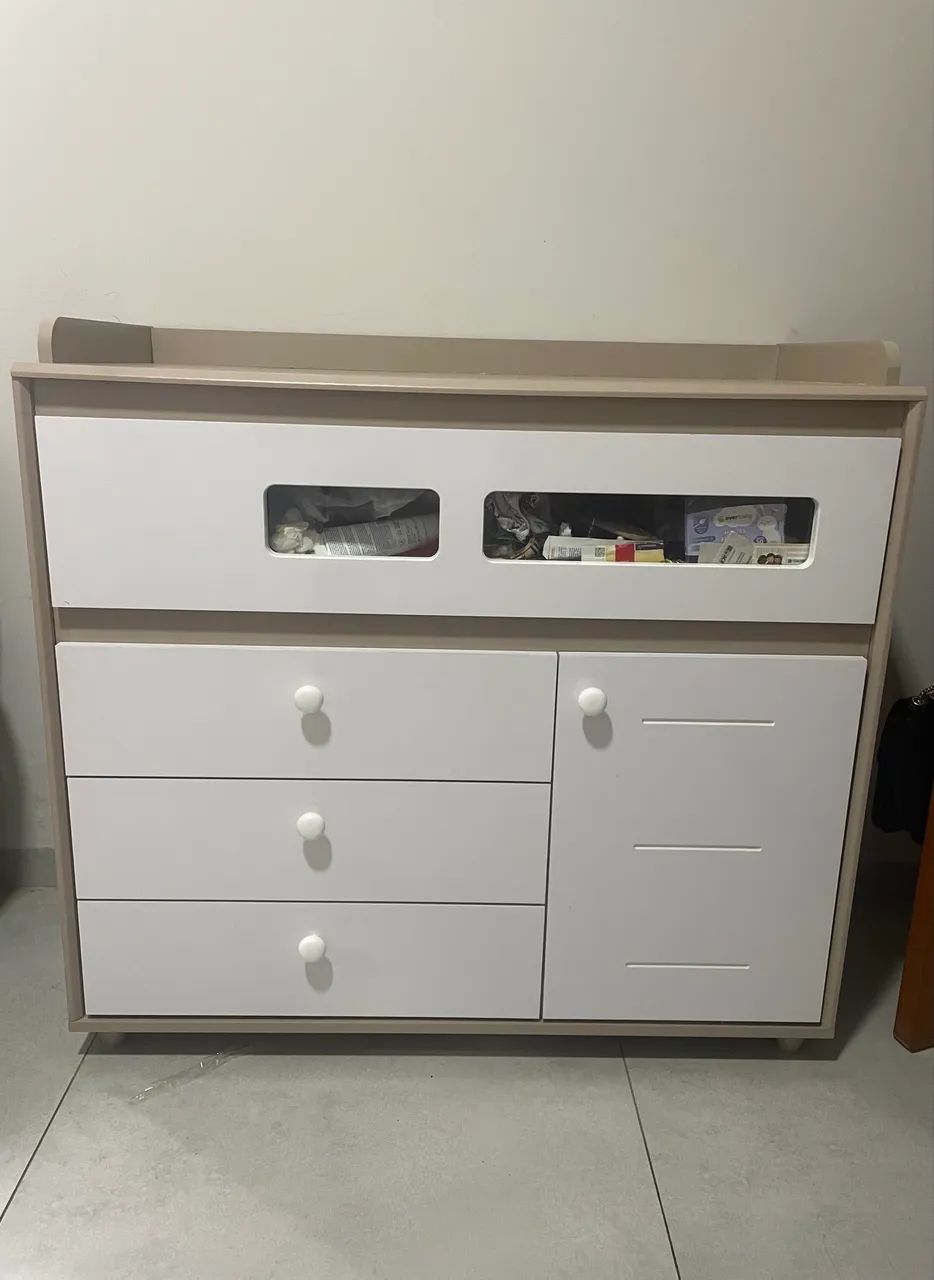 Kit guarda-roupa e cômoda infantil  - Foto 3