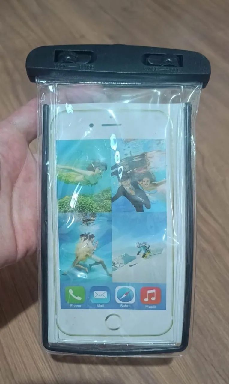 Capa Bolsa Proteção Contra Água Para Celular 