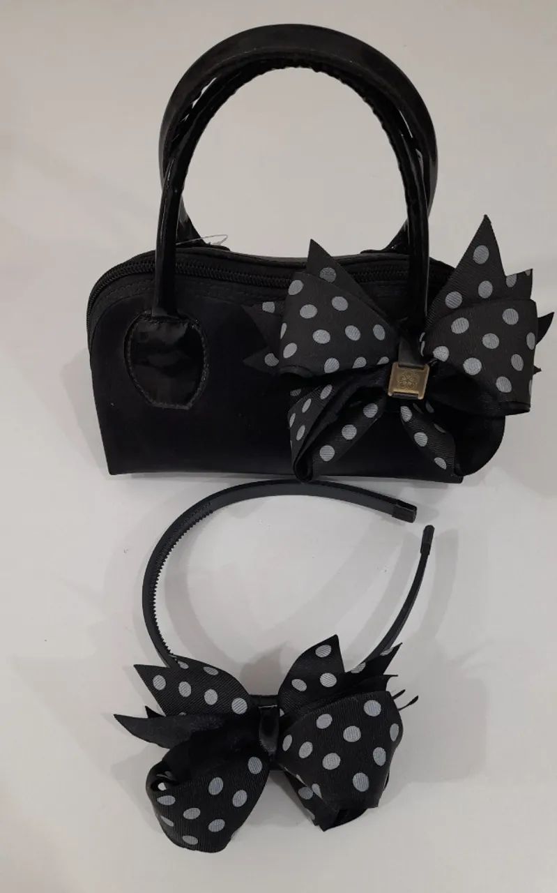 Kit bolsa com tiara