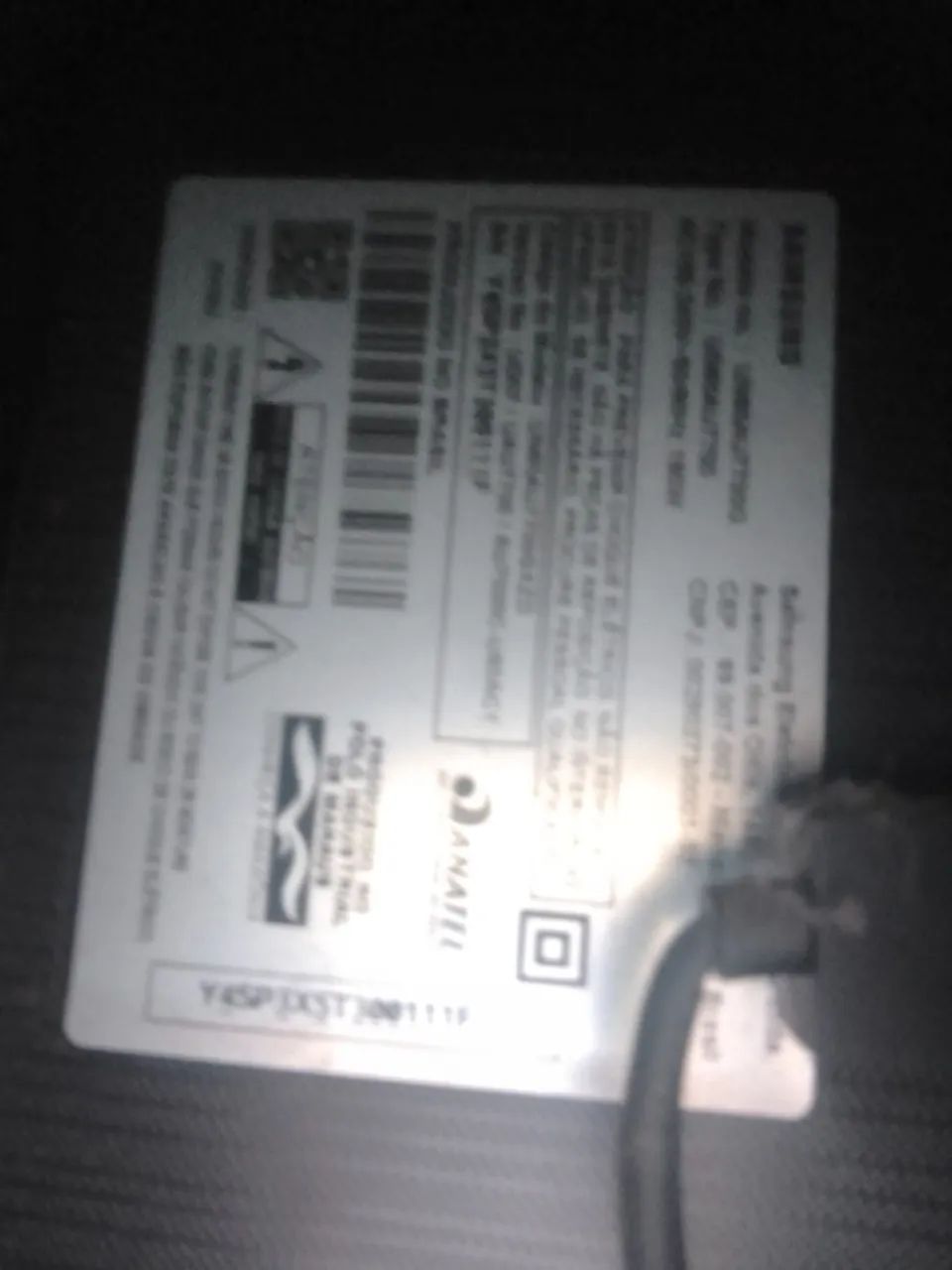 Vendo tv Samsung cristal 60 polegadas por 500 reais,tem q trocar os leds  - Foto 2