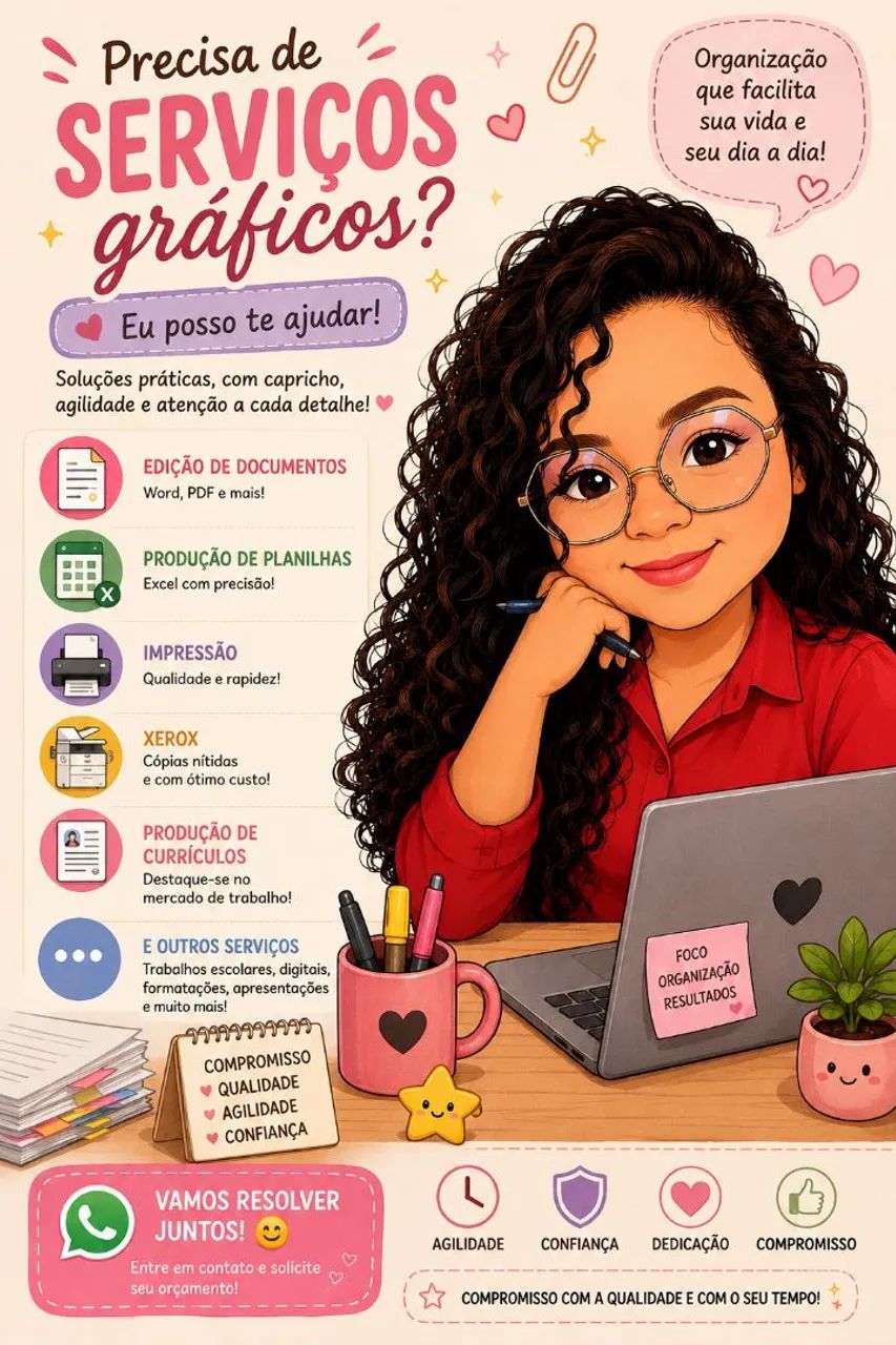 ? Serviços Gráficos e Digitais - Currículos, Documentos, Planilhas e Mais!