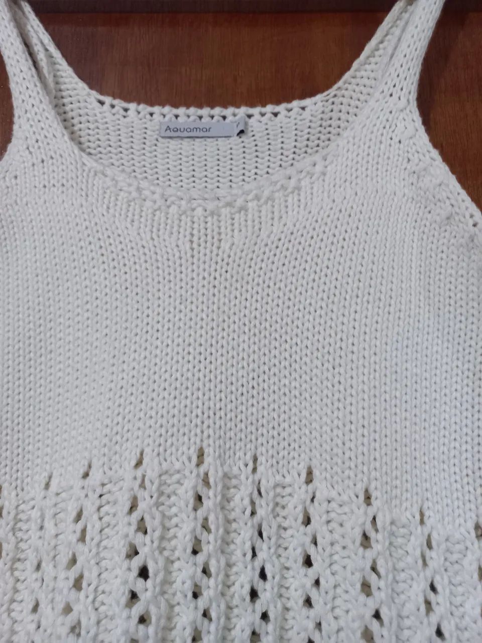 Croped Aquamar off-White - Foto 2