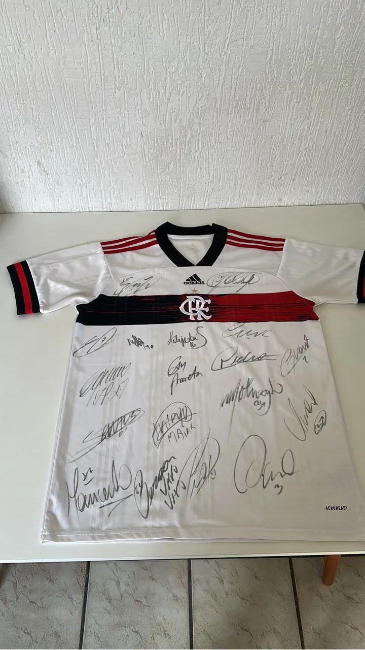 Camiseta Flamengo autografada
