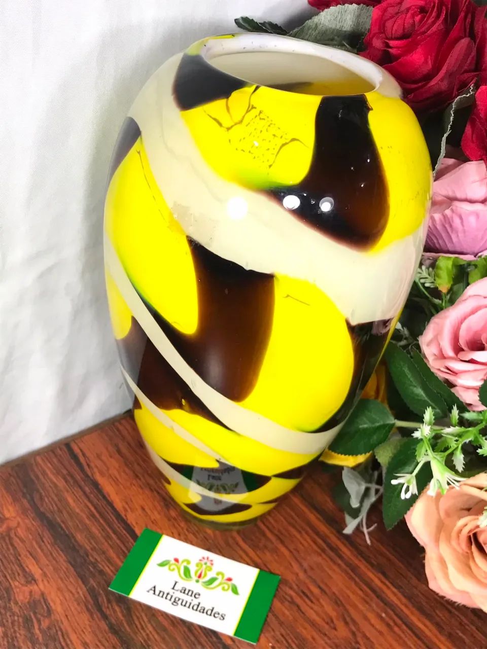Vaso Murano Multicolorido 