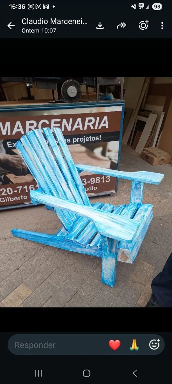 Cadeira Adirondack - Foto 2