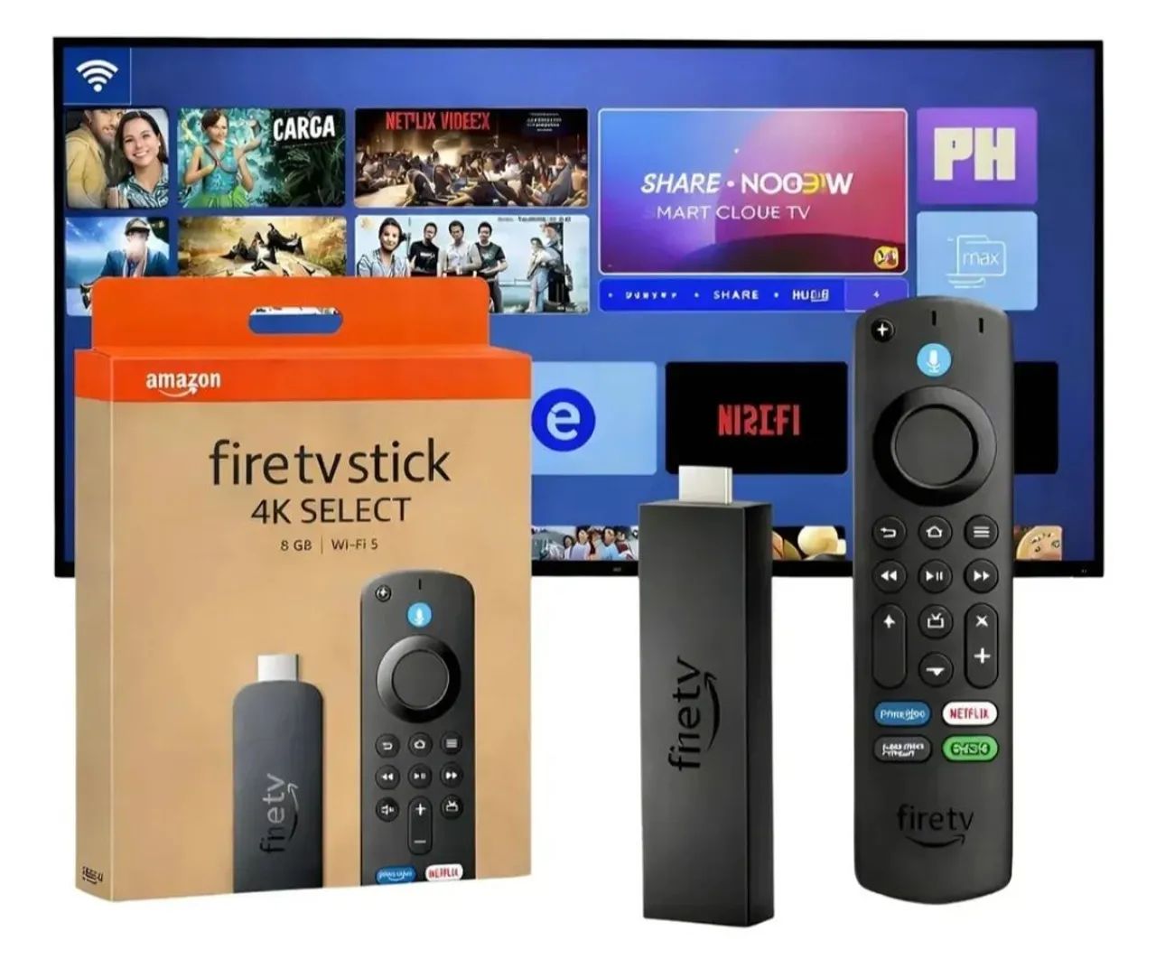 amazon fire stick 4k select 8gb  - Foto 2