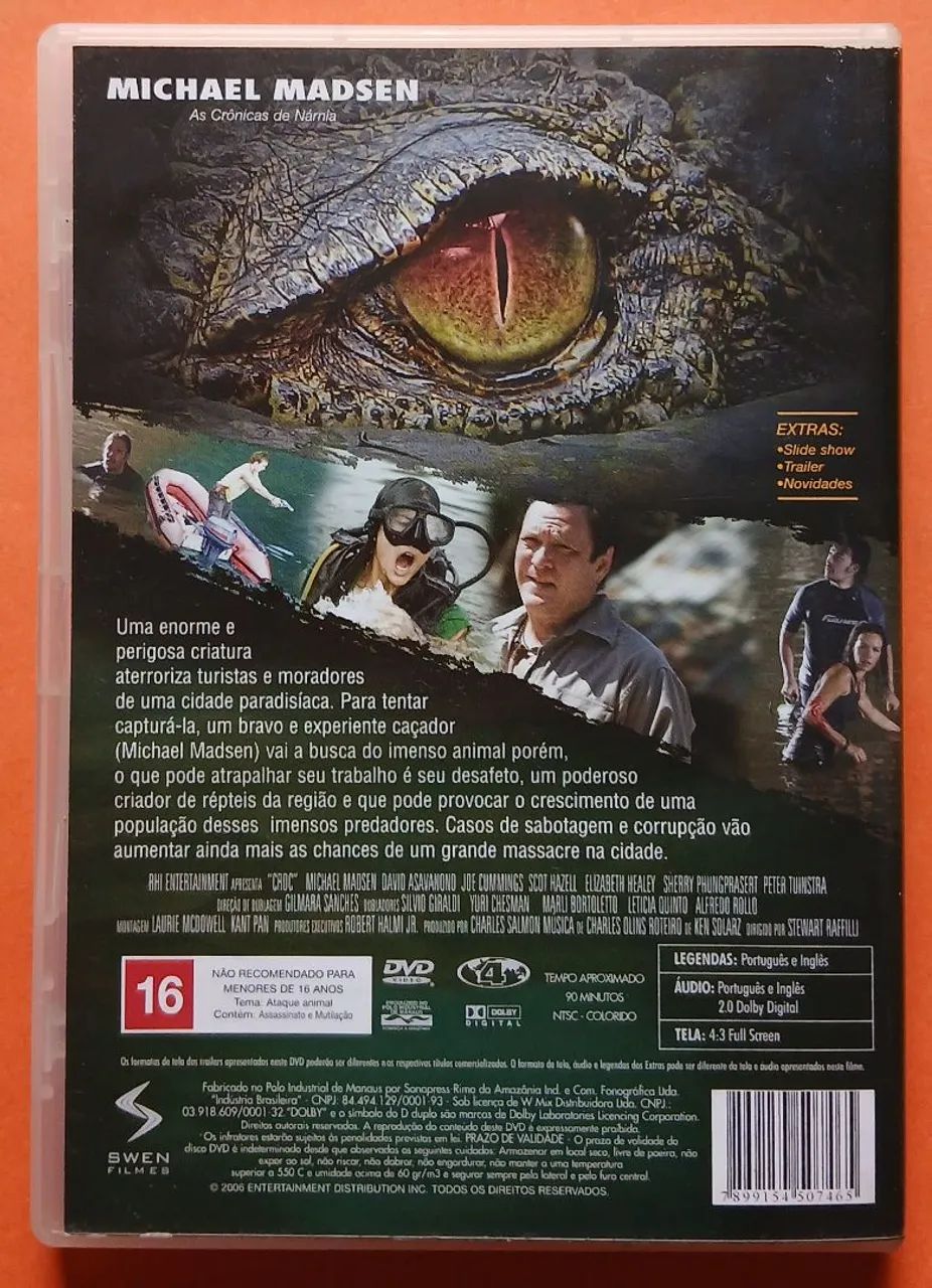 Dvd Croc - A Fera Assassina  - Michael Madsen  - Foto 2