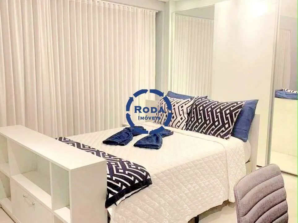 Studio mobiliado na Pompéia com vista mar e 1 vaga - Foto 3