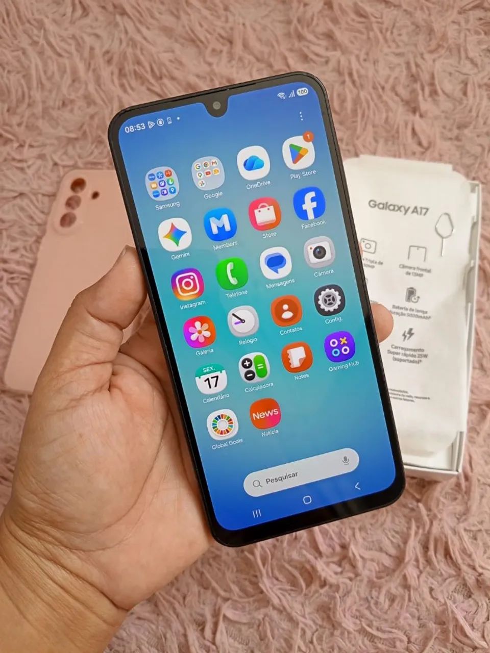 Celular Samsung A17, 128 GB - Foto 4