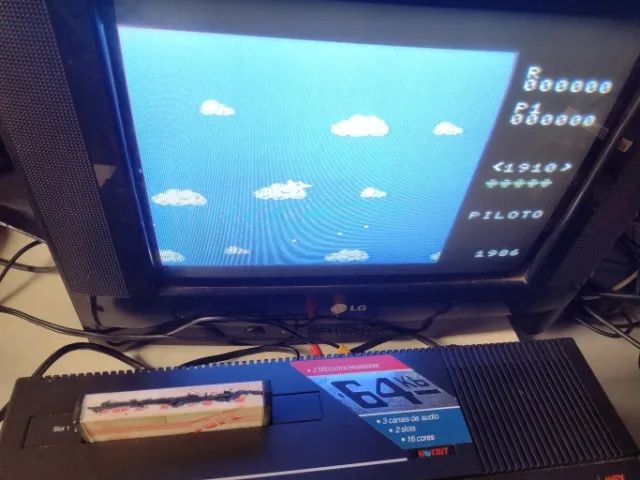 Time Pilot - Cartucho Funcionando Com Desgastes Para Msx ( - Foto 5