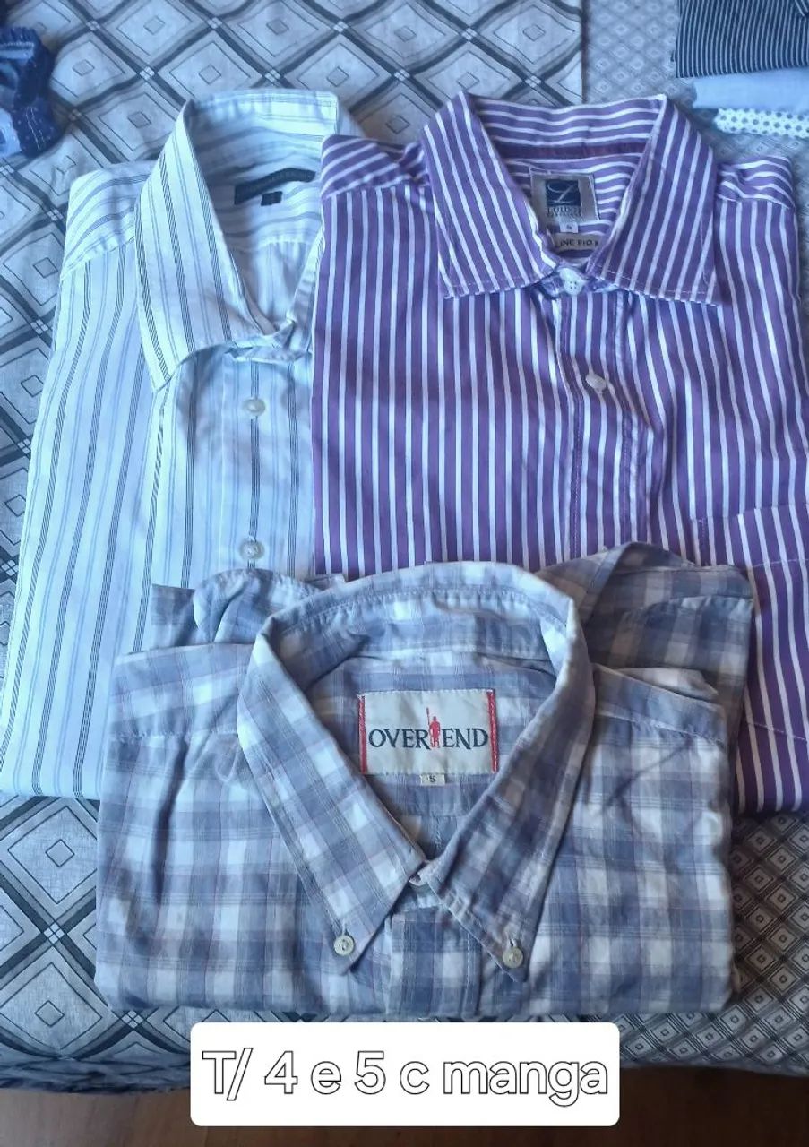 BLUSAS SOCIAL MASCULINA - Foto 4