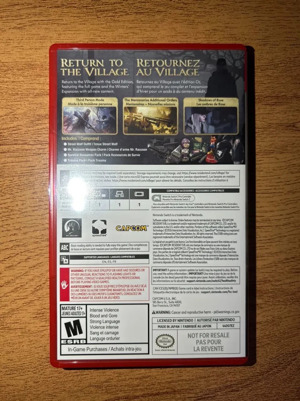 Resident Evil 8 Nintendo Switch 2 - Foto 2
