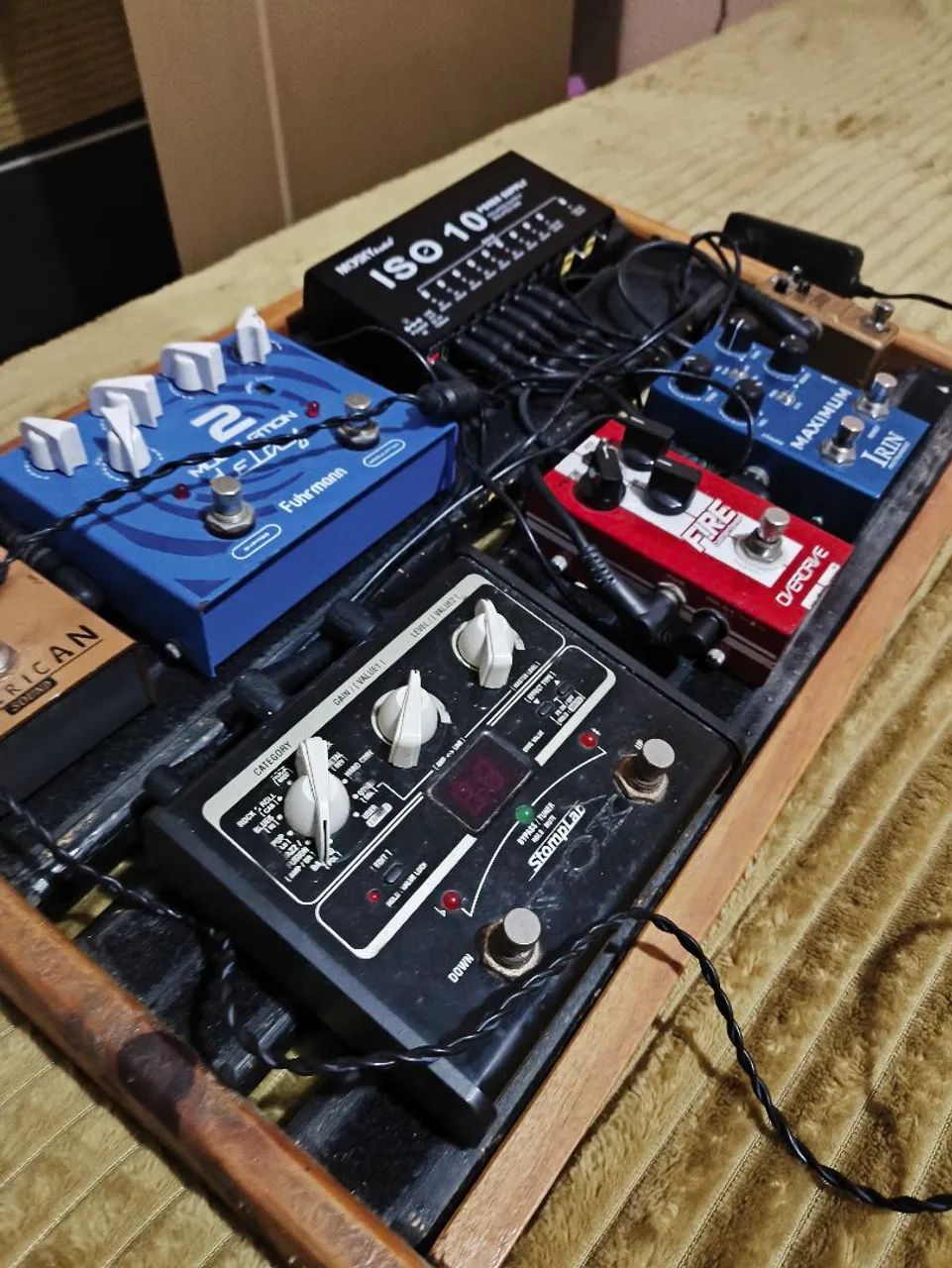 Pedalboard para guitarra