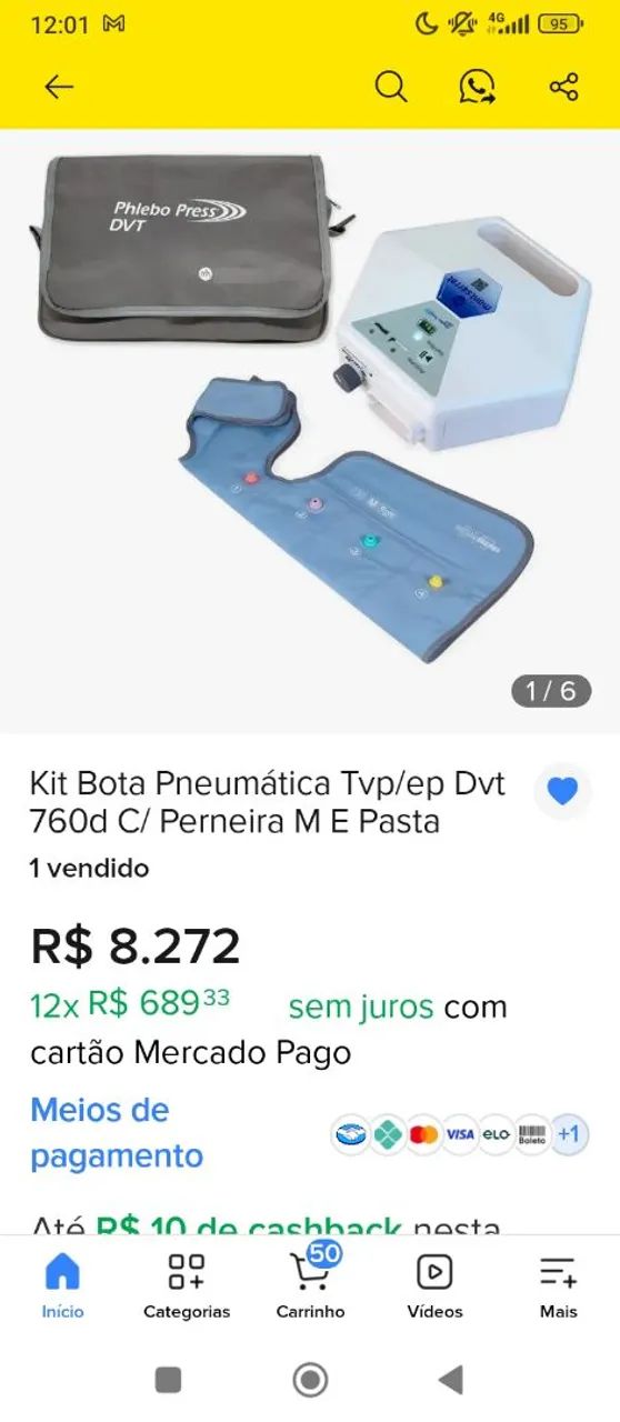Kit completo Bota pneumática  - Foto 5