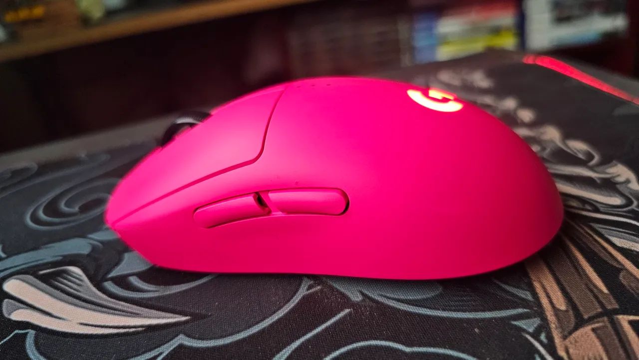 Mouse logitech G Pro 2 Lightspeed magenta.  - Foto 4