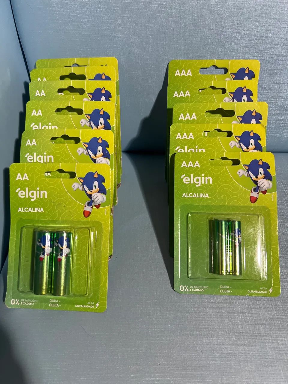 Vendo pilha alcalina Elgin 3A e 2A (sonic) 1 cartela 5$ e duas 9$