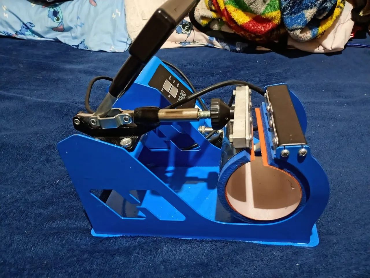 Máquina de estampar copos da compacta print
