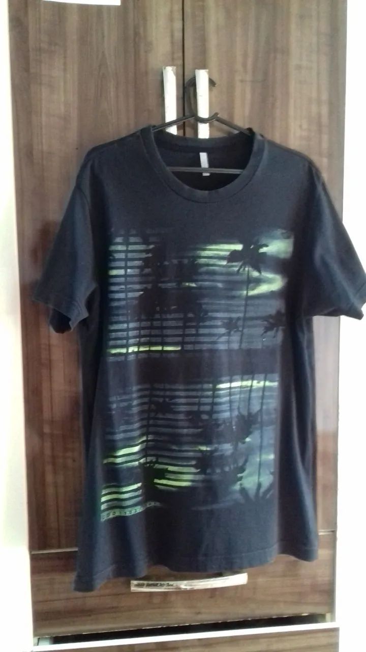 Camisa Mitchell Preta tam M 40,00