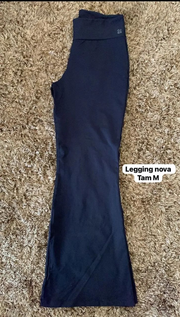 legging oxer flare preta m