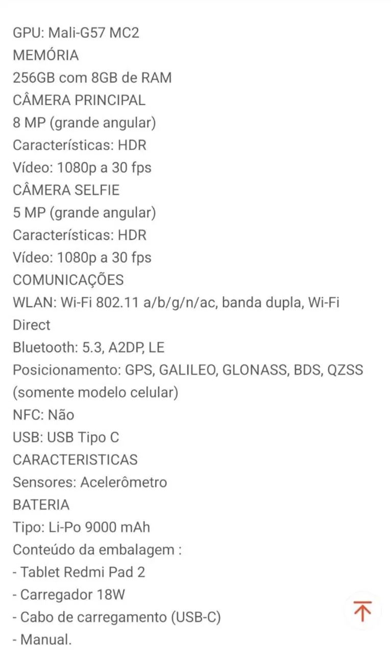 TABLET REDMI PAD 2 - Foto 3