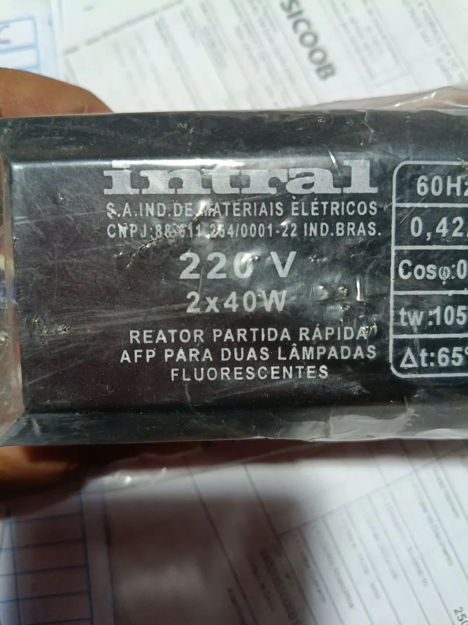 Reator magnético 2x40 - Foto 2