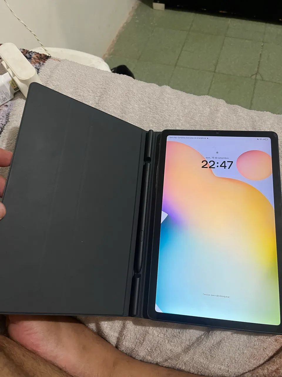 Tablet Samsung Galaxy Tab S6 Lite 128gb 4gb Ram 10.4' 4g Cor Cinza - POUCO USO  - Foto 2