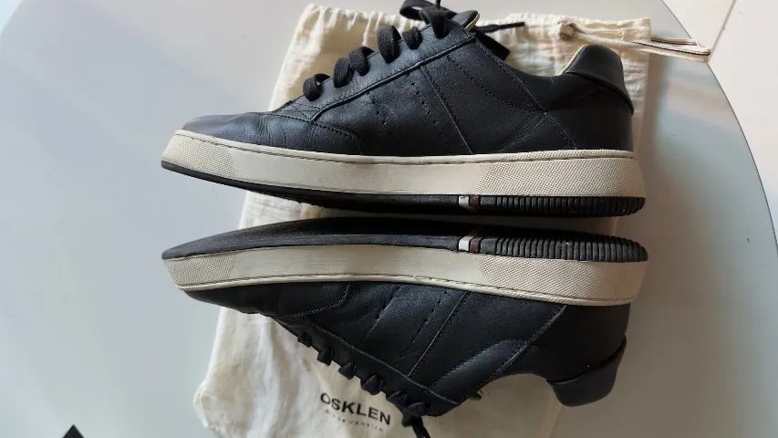 Tênis Osklen Soho - Couro Preto - Foto 4