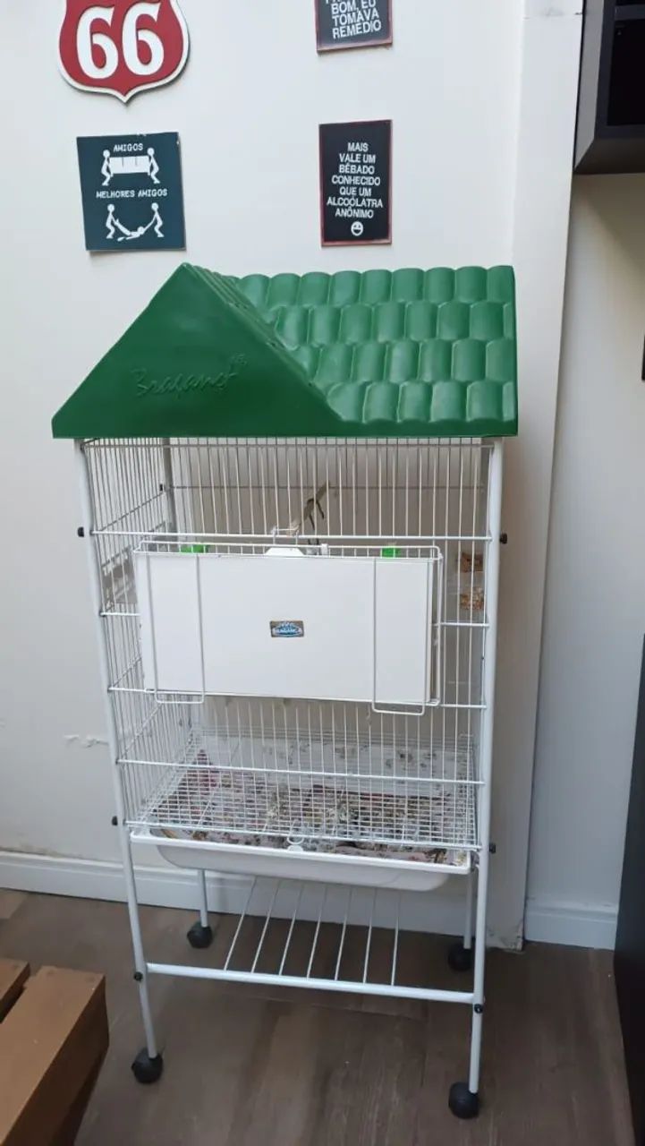 Duplex Aviary/Cage with Roof