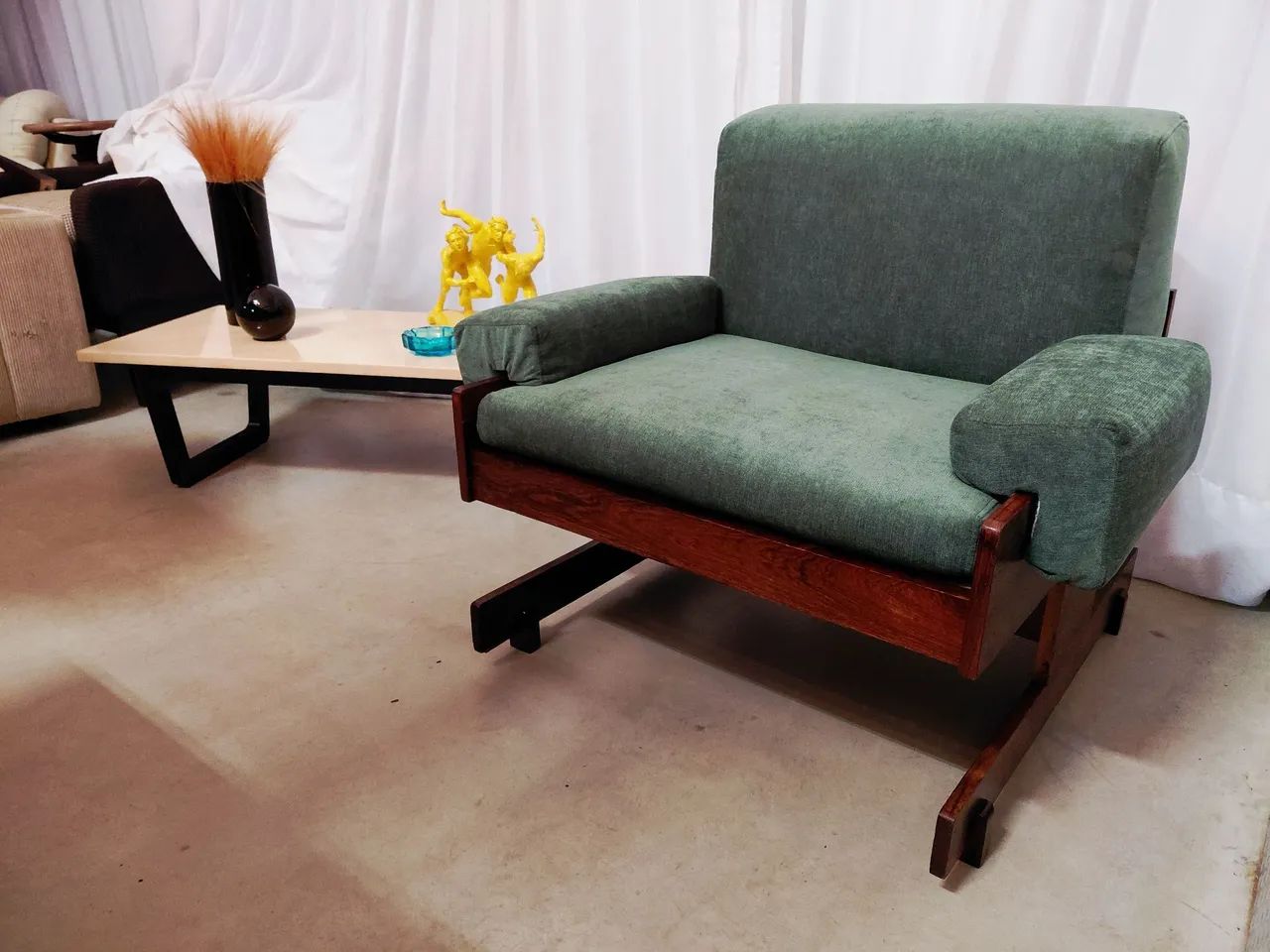 Poltrona Novo Rumo - 1960 - Jacarandá - Modernista- Design  - Foto 5