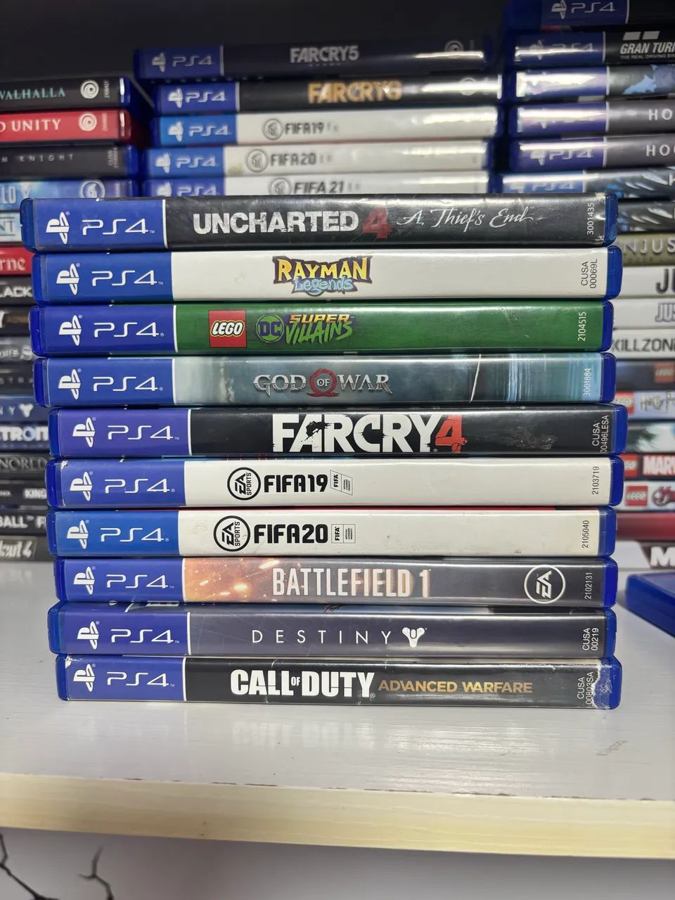 Lote jogos ps4