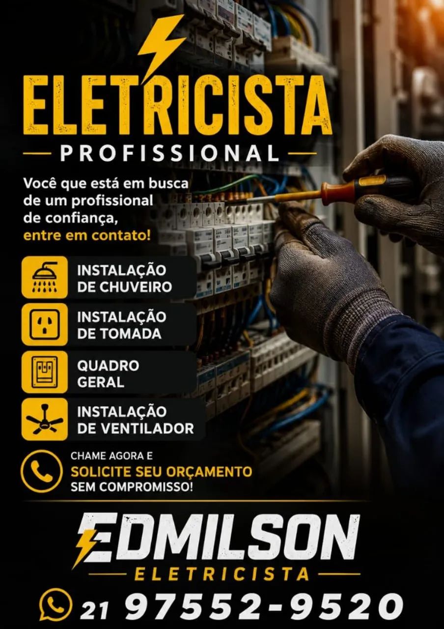 Ofereço meus serviços de eletricista 