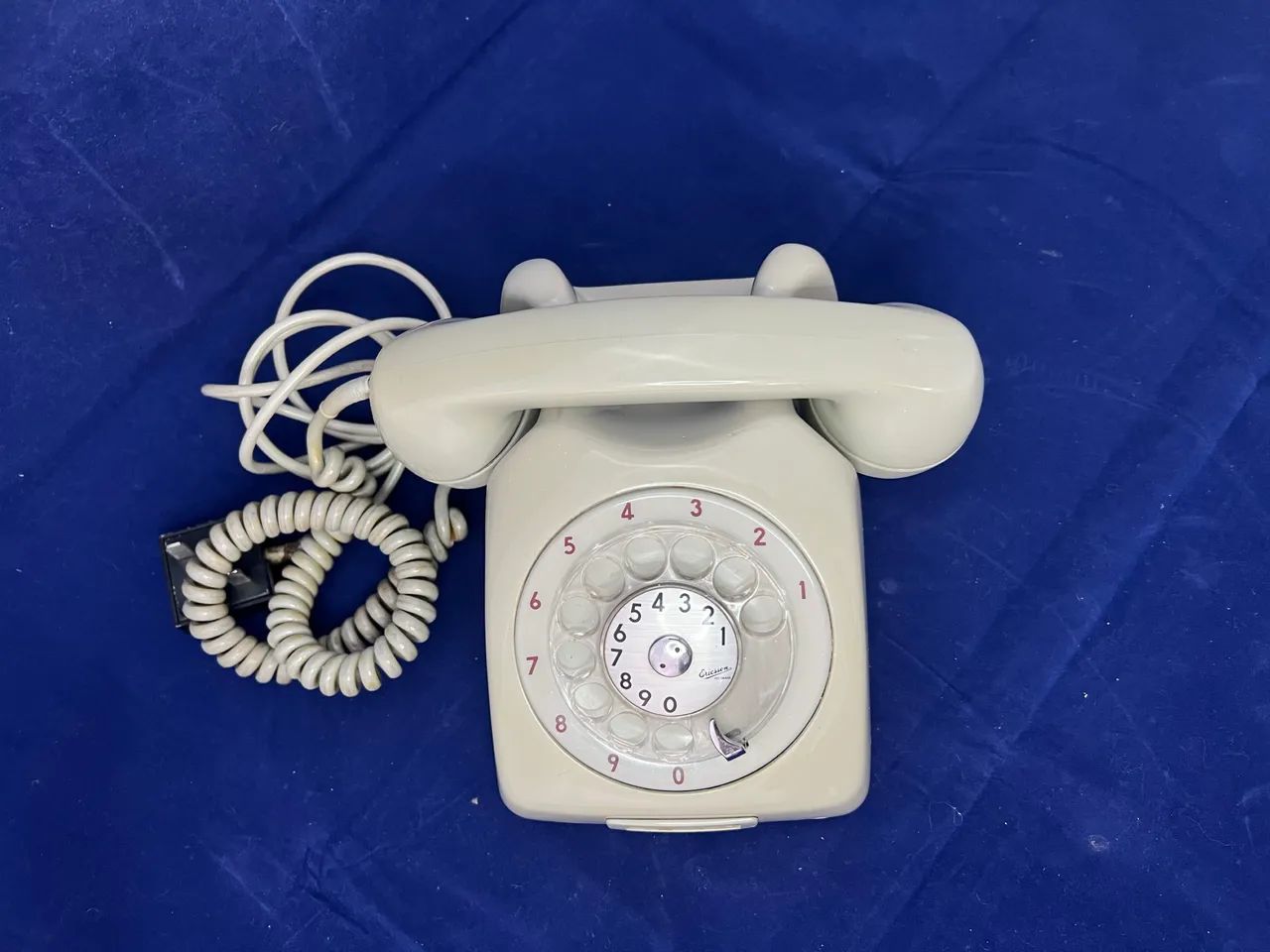 Telefone de Disco Ericsson Bege Vintage  - Foto 4