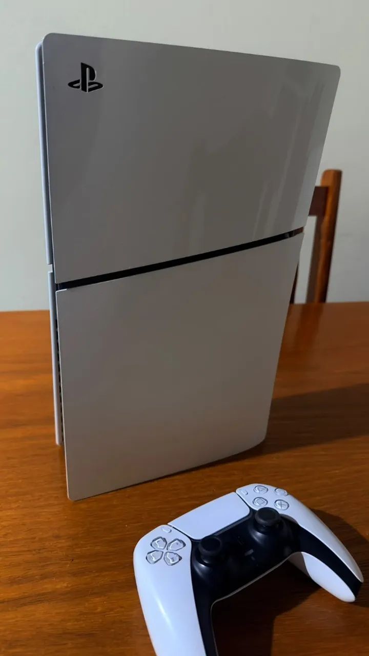PS5 SLim 1 TB, Com Leitor, Completo. - Foto 3
