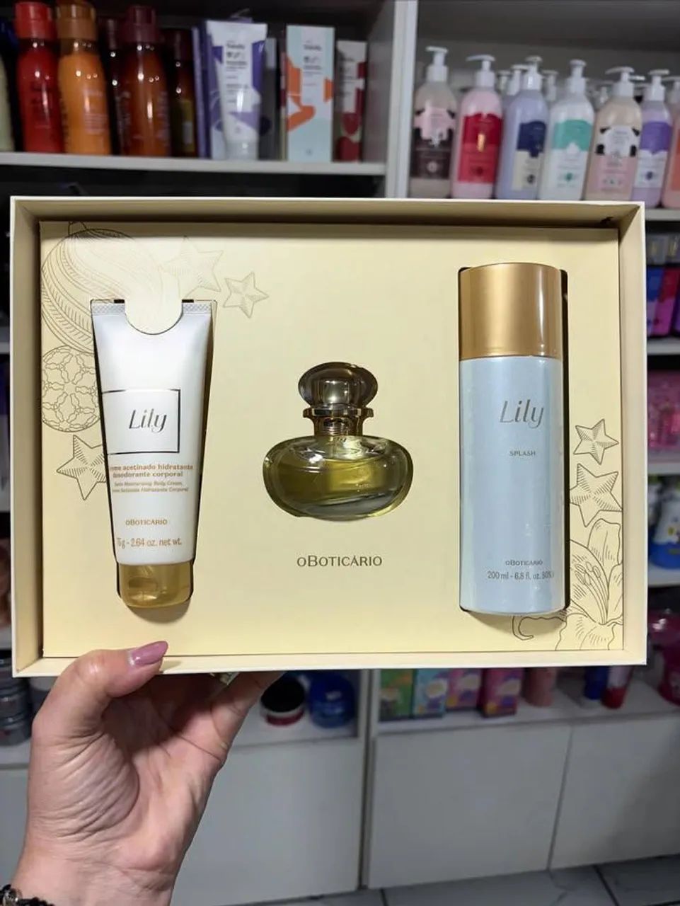 Kit Lily perfumado o Boticário para presentear com estilo e elegância  - Foto 2