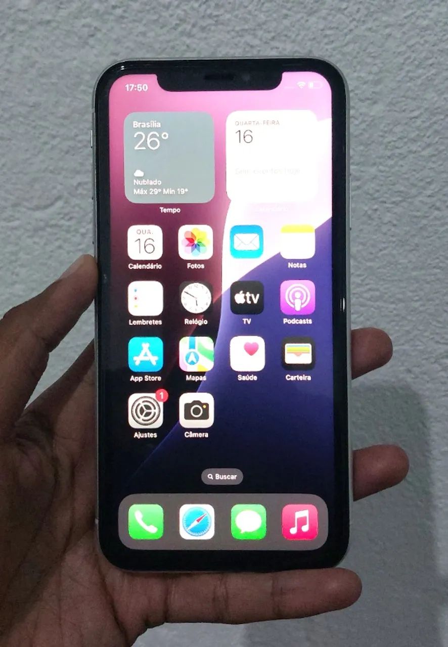 Iphone XR Branco 128gb Bateria e tela nova câmera ruim - Foto 5