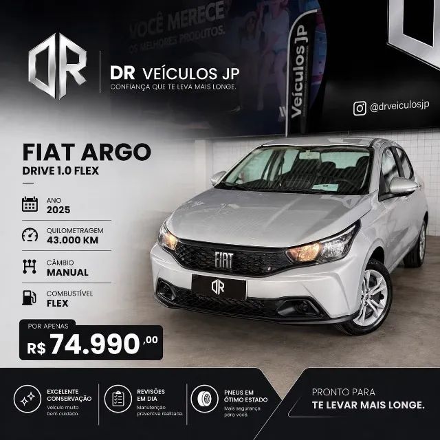 Fiat Argo Drive 1.0 6V Flex 2025