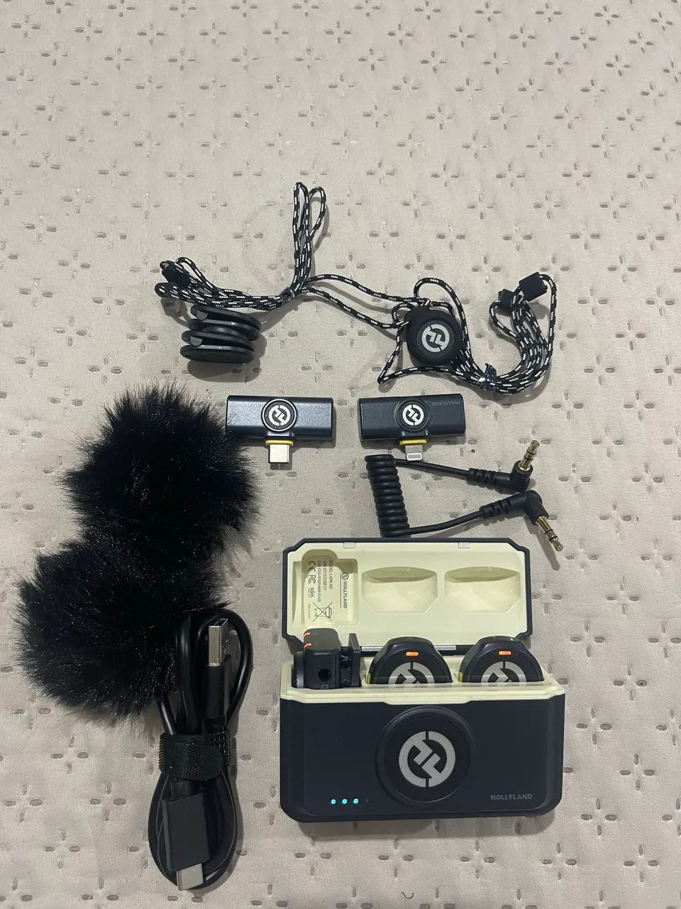 Microfone lapela Lark M2 Hollyland combo  - Foto 3