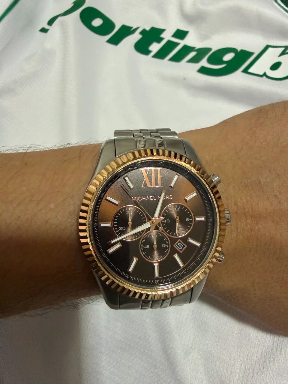 MICHAEL KORS CRONÓGRAFO - ROSE GOLD / PRATA - Foto 4