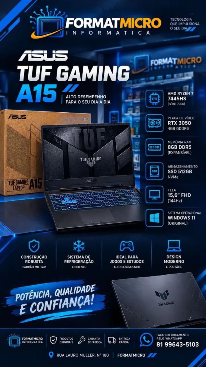 Asus tuf gaming A15 