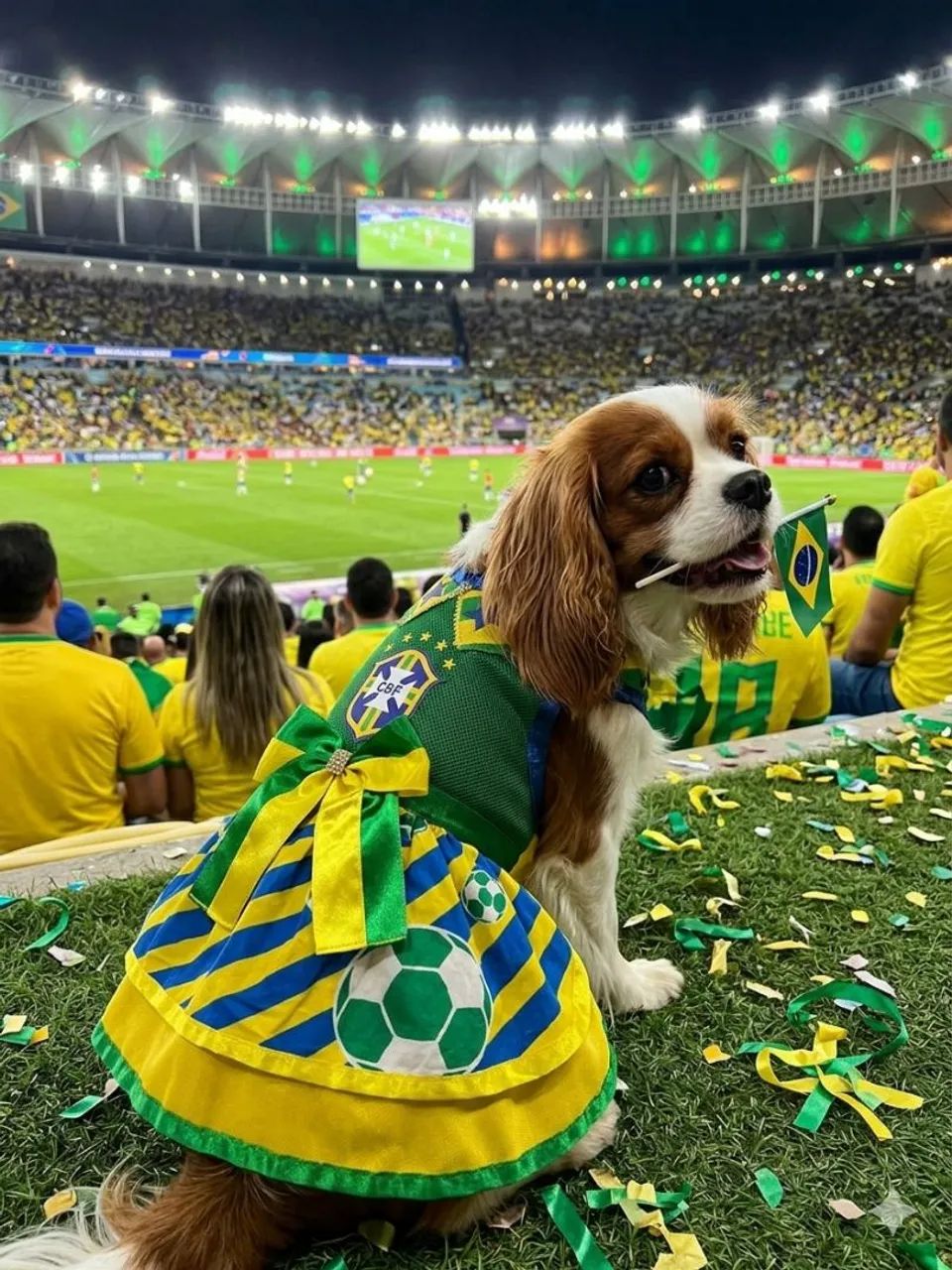 Roupa da copa para pet - Foto 5