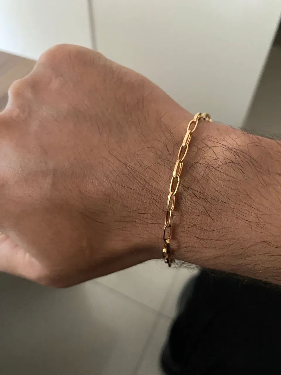 Pulseira tijolinho ouro 18k  - Foto 2