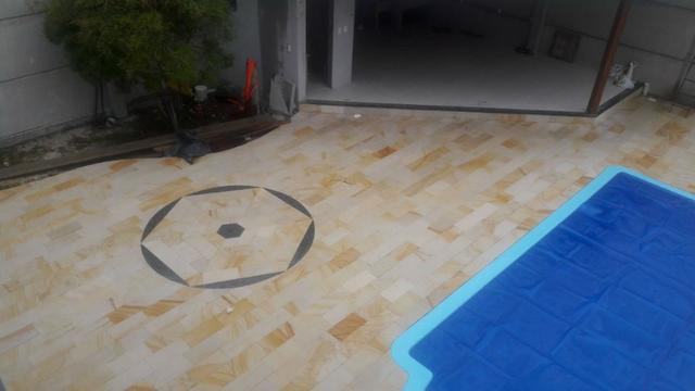 Piso para Piscina Arenito x Caxambu = Direto de Fábrica - Foto 6