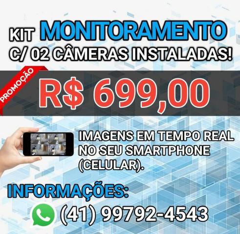 Câmeras de Segurança - Kit instalado!