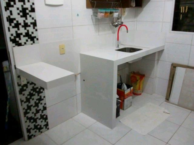 Pias esculpidas em porcelanato - Foto 4