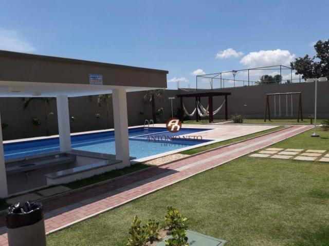 Apartamento NOVO com 3 dormitórios para alugar, 65 m² por R$ 1.150/mês - Messejana - Forta - Foto 9