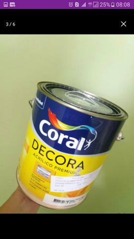 Vendo galão de tinta Coral 3.2litros novo e lacrado - Foto 4