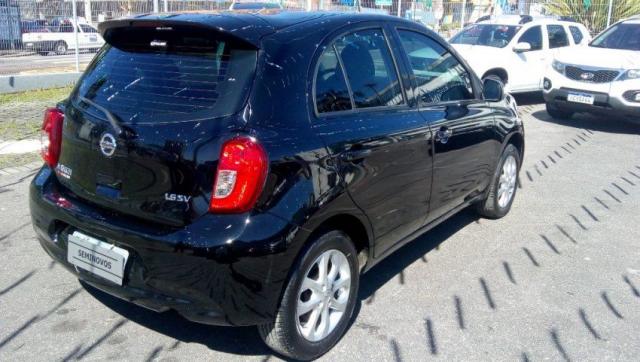 NISSAN MARCH SV 1.6 16V CVT FLEXSTART Preto 2018/2018 - Foto 4
