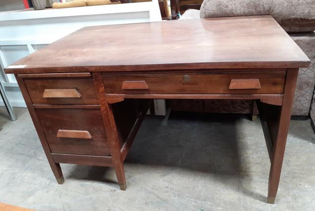 MESA ESCRIVANINHA ANTIGA EM MADEIRA Mercado das Pulgas *10X parc