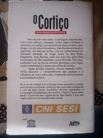 Livro O CORTIÇO - Foto 2