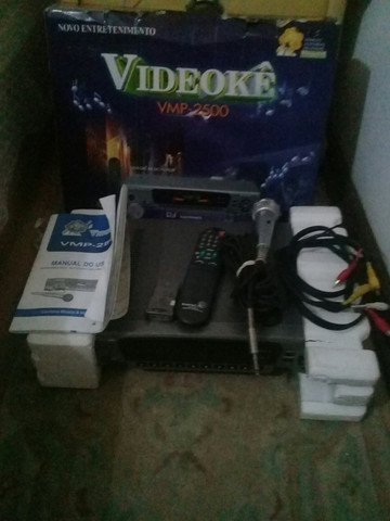 Vídeoke vmp 2500 novo na caixa entrego sp